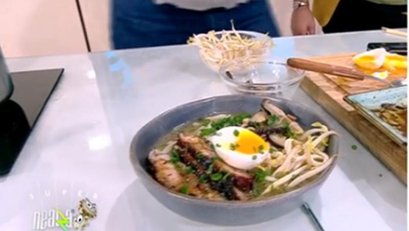supă japoneză Ramen, gătită de Chef Nicolai Tand, la Neatza cu Răzvan și Dani