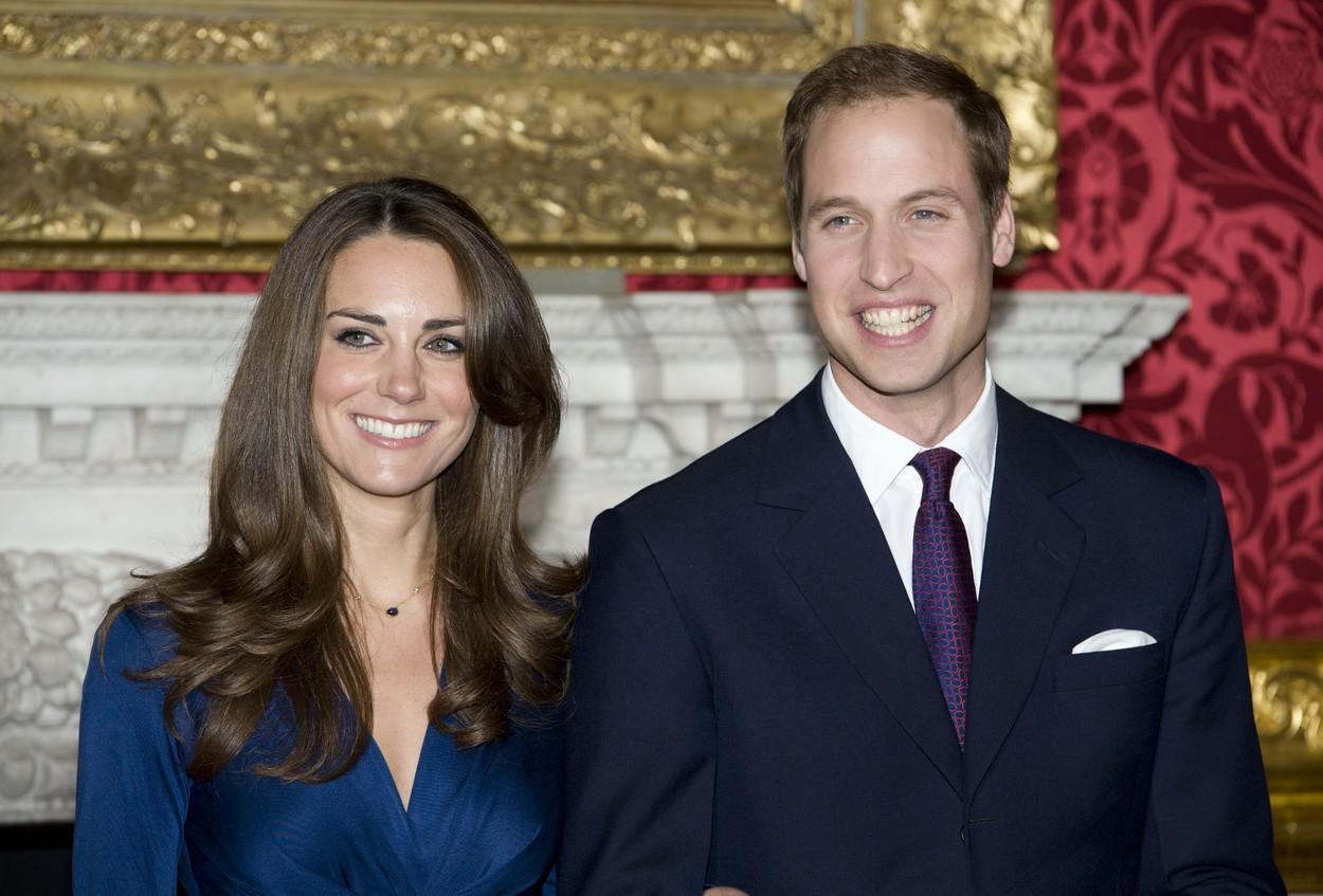Kate Middleton si printul William, fotografie de la anuntul logodnei