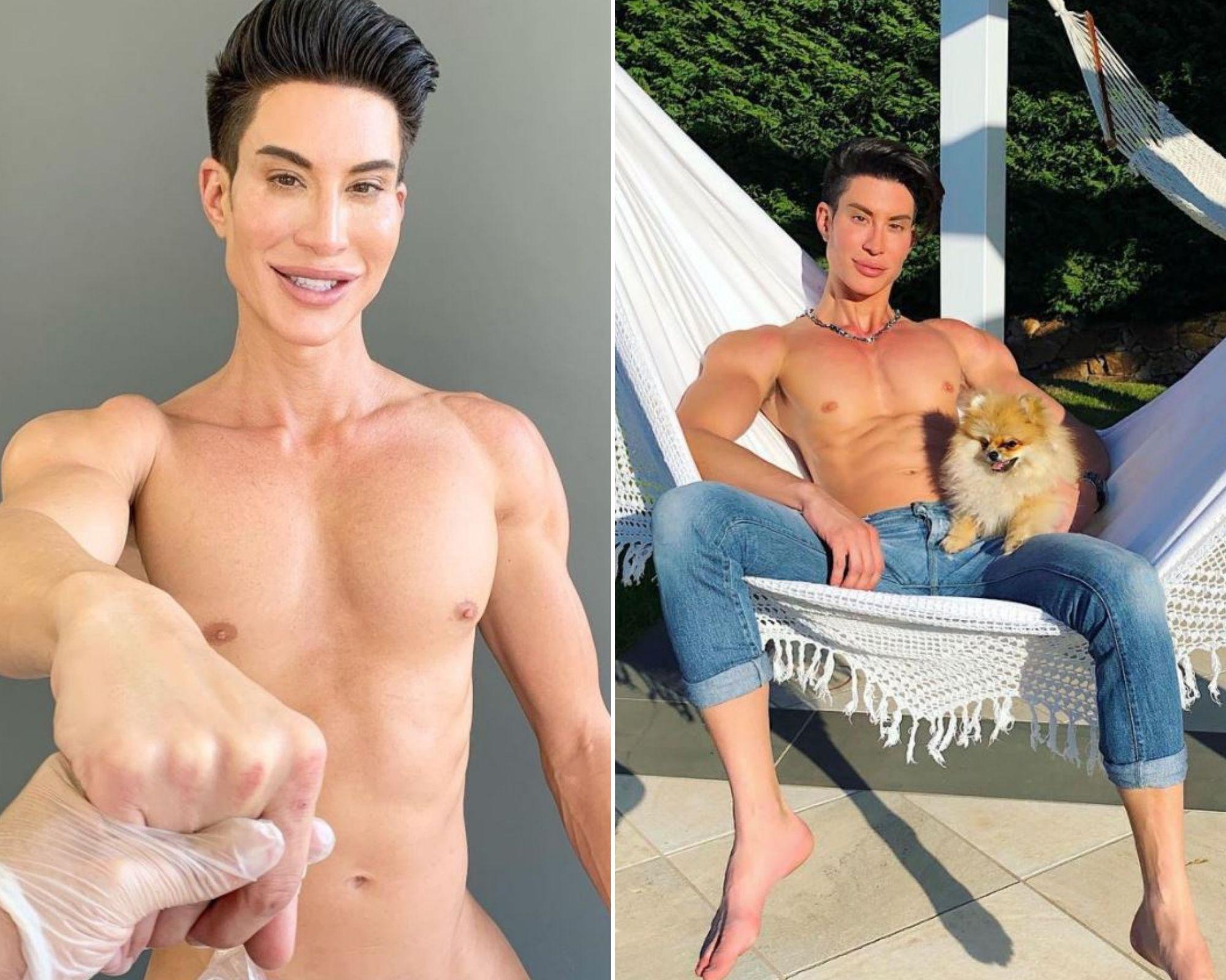 Bărbatul care a investit să se transforme &icirc;ntr-un Ken &icirc;n carne și oase. Cum arăta Justin Jedlica &icirc;nainte de 580 operații estetice