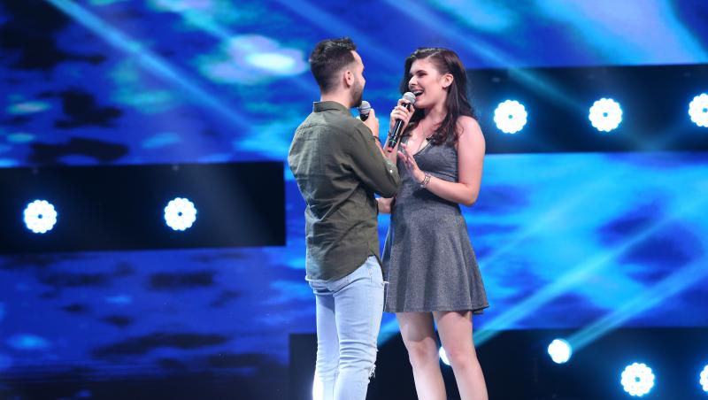 Teodora și Marian, moment original la X Factor