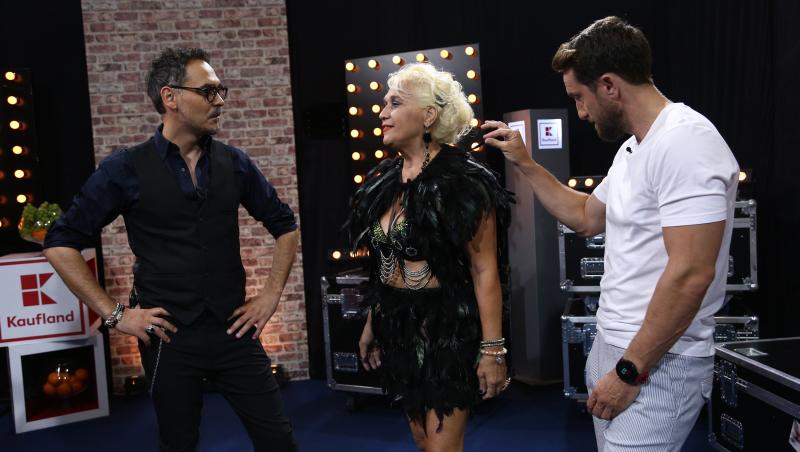Silvia Mitrache, în culisele emisiunii X Factor alături de Răzvan și Dani