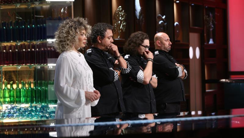 Gina Pistol și jurații emisiunii „Chefi la cuțite”, sezonul 8