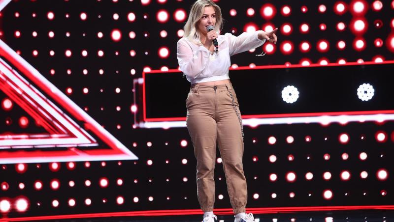 Katarina Dyer, fiica lui Andrei Gheorghe, la emisiunea „X Factor”