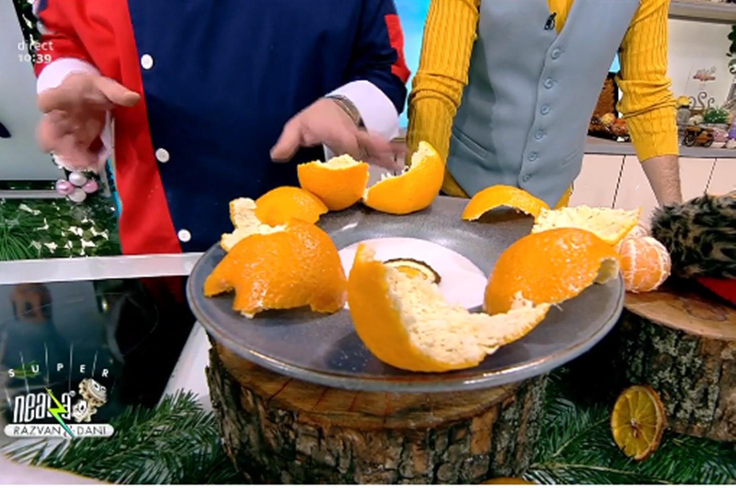 Cum se confiază corect coaja de portocală. Sfaturi utile de la Vlădutz, bucătarul de la Neatza cu Răzvan și Dani