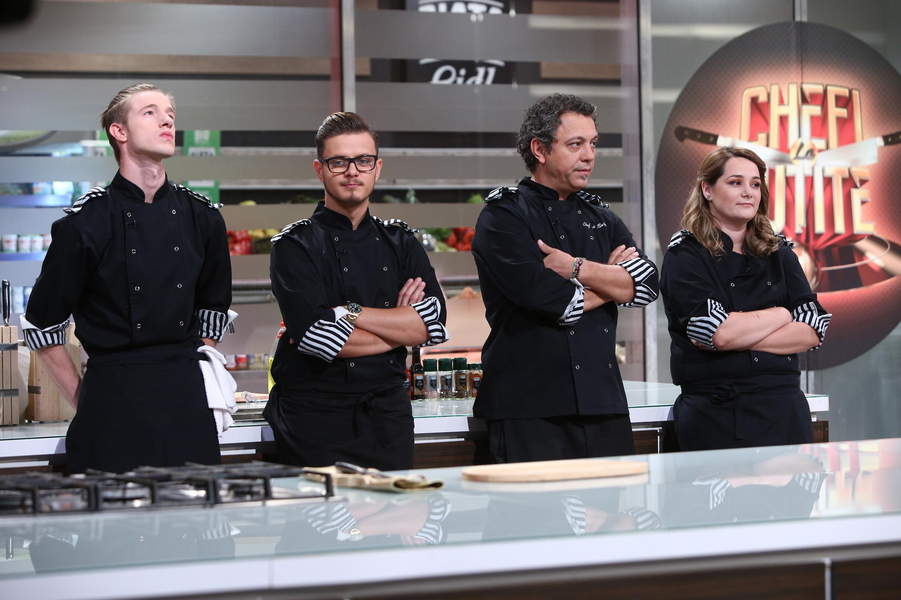 Sorin Bontea și echipa sa, în semifinala emisiunii „Chefi la cuțite” 2020