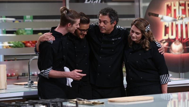 Sorin Bontea și echipa sa, în semifinala emisiunii „Chefi la cuțite” 2020