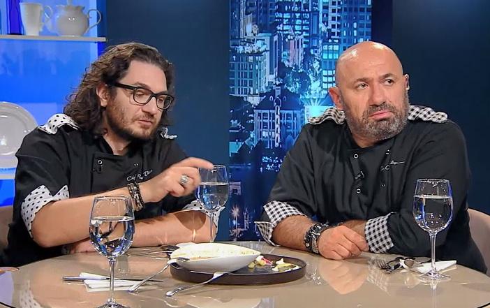 Sorin Bontea, Florin Dumitrescu și Cătălin Scărlătescu, în semifinala „Chefi la cuțite”, sezonul 8