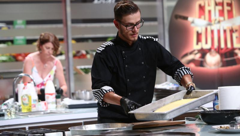 Ionuț Beleia gătit preparatul care îi amintește de acasă, în Semifinala Chefi la cuțite