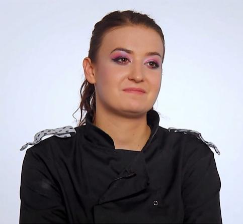 Roxana Blenche, în semifinala emisiunii „Chefi la cuțite”, sezonul 8