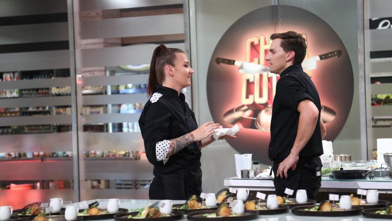 Cristian Boca și Roxana Blenche, la „Chefi la cuțite”