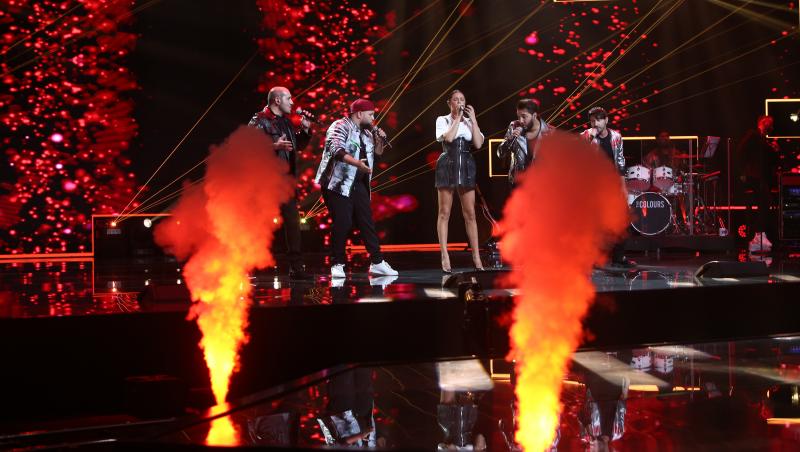 Raluka, pe scana X Factor 2020, alături de italienii de la Super 4