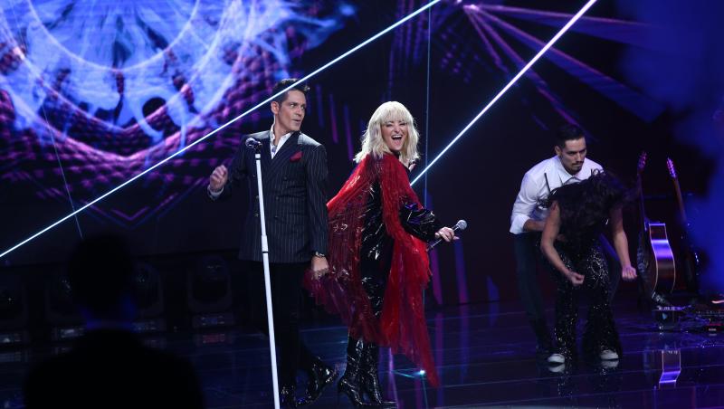 Ștefan Bănică și Delia, în ținute spectaculoase, pe scena X Factor 2020