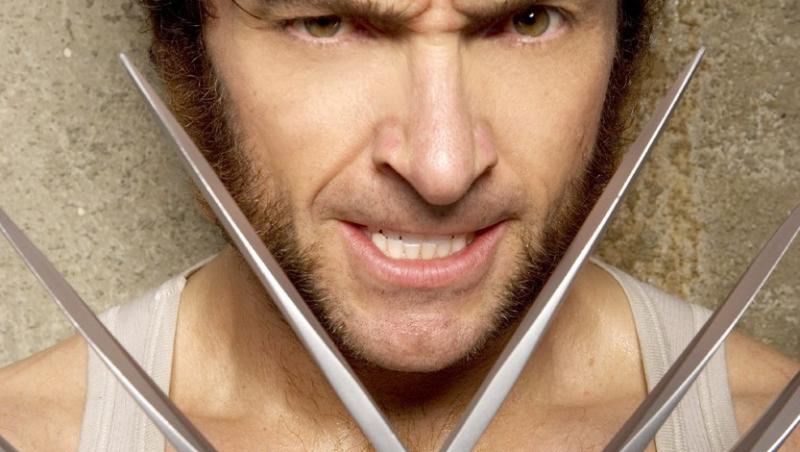 Hugh Jackam în rolul lui Wolverine din X-Men