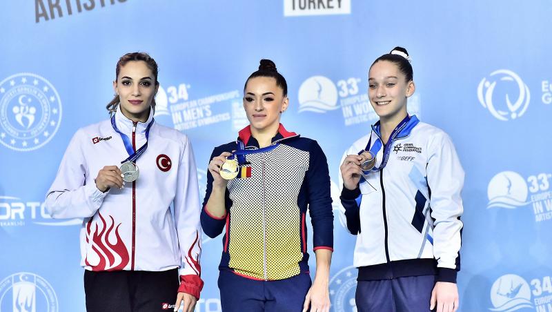 Larisa Iordache a obținut În Turcia două medalii de aur, la bârnă și la sol și este vicecampioană la sărituri
