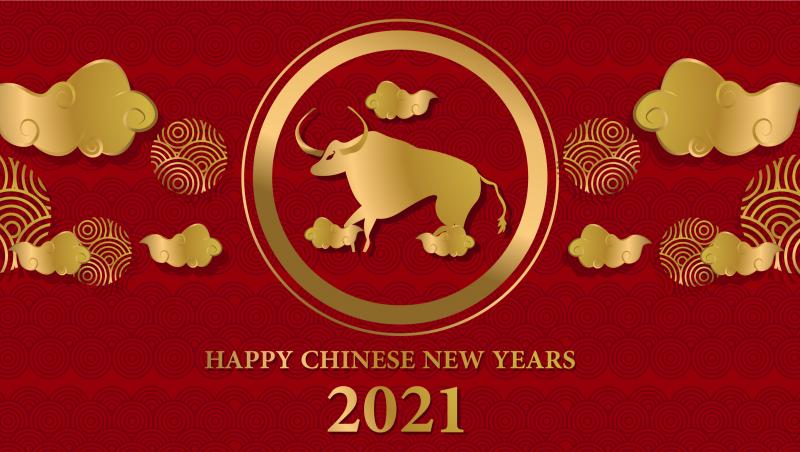Imagine ilustrativă cu bivolul de metal din zodiacul chinezesc pentru anul 2021