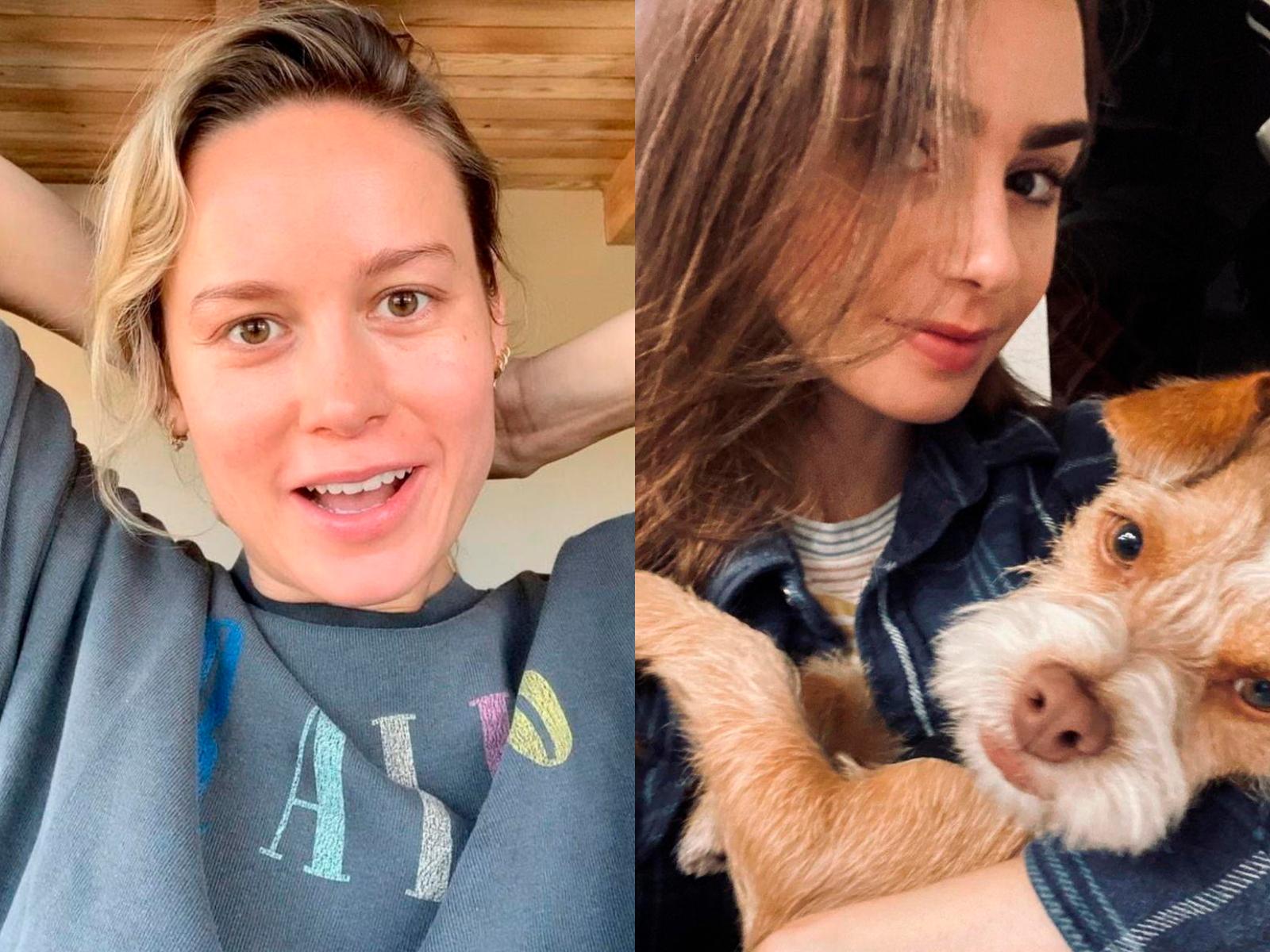 Brie Larson and Lily Collins