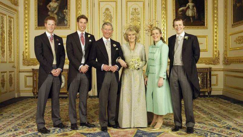 Prințul Charles și Camilla, alături de copiii ambilor
