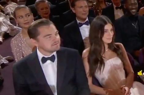 Ea 22, el 45! Leonardo DiCaprio s-a afișat cu iubita lui, căreia i-ar putea fi tată, la gala Oscar! Cine este tânăra splendidă - FOTO
