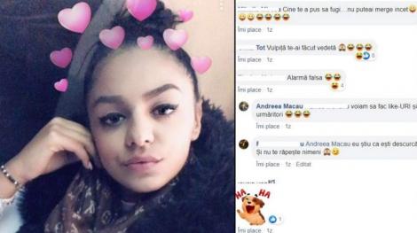 Fată din Sibiu, căutată de poliţişti după ce ar fi dispărut de acasă pentru că că "dorea să facă like-uri" pe Facebook