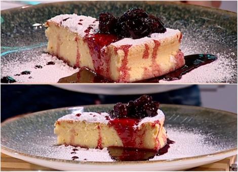 Cum se prepară cea mai reușită rețetă de Cheesecake japonez cu dulceață de vișine? Rețeta lui Chef Berry