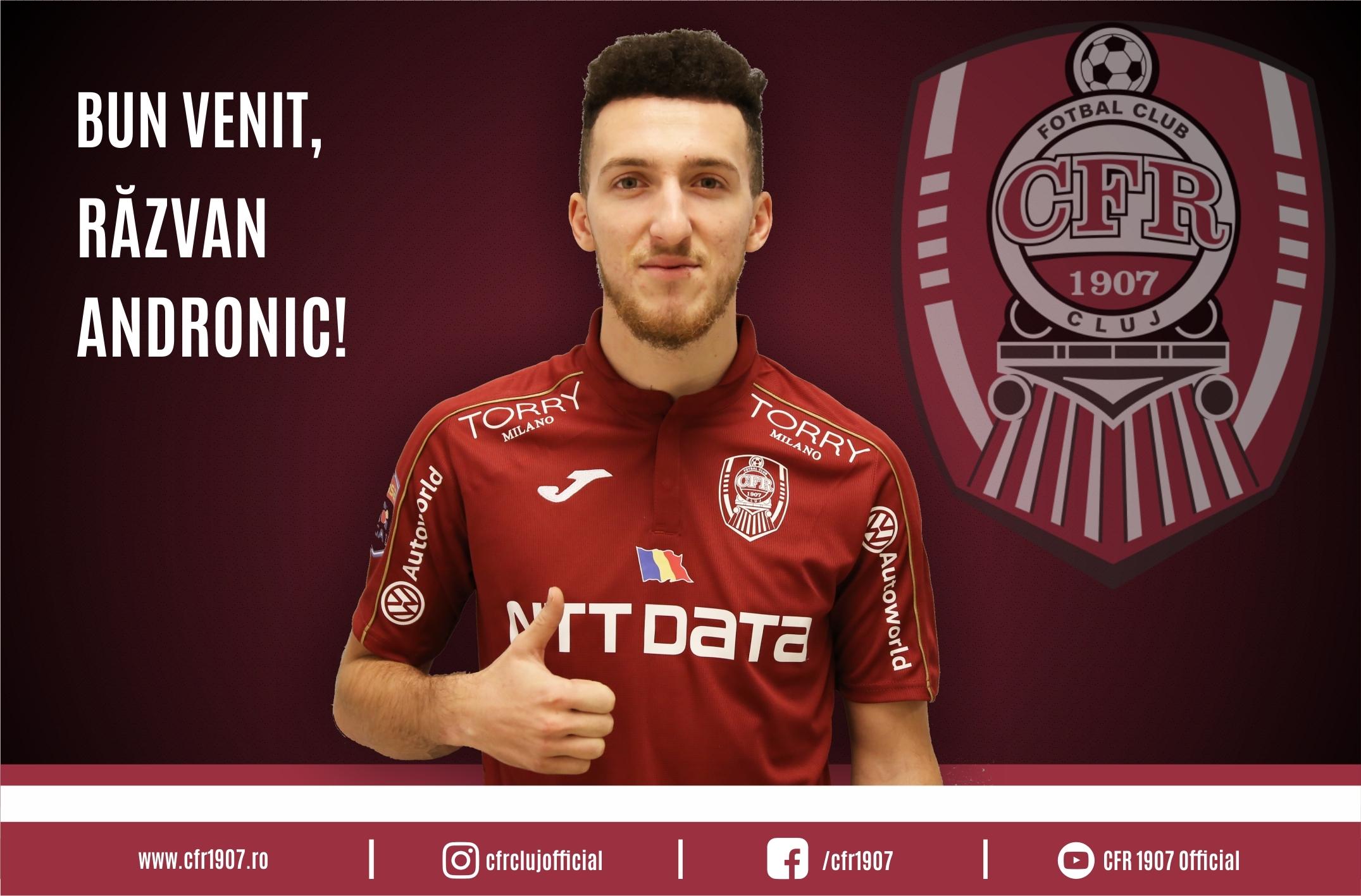 Răzvan Andronic, la CFR Cluj