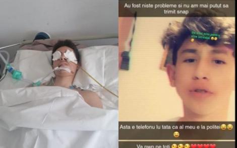 Băiat de 14 ani, în moarte cerebrală după ce a fost bătut de un puști din cauza unei fete. Agresorul, activ pe Facebook: ”Ăsta e telefonu lu' tata că al meu e la poliţie. Vă pwp pe toţi!”