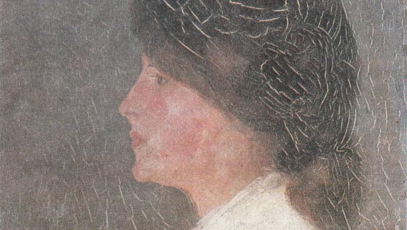 Margareta Vlahuță, la 15 ani, portret de marele Nicolae Grigorescu