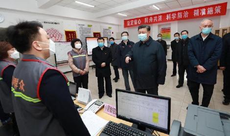 Xi Jinping a vizitat un spital din Beijing în care sunt trataţi pacienţi infectaţi cu coronavirus şi a discutat cu locuitori din zona centrală a oraşului purtând mască de protecţie -VIDEO