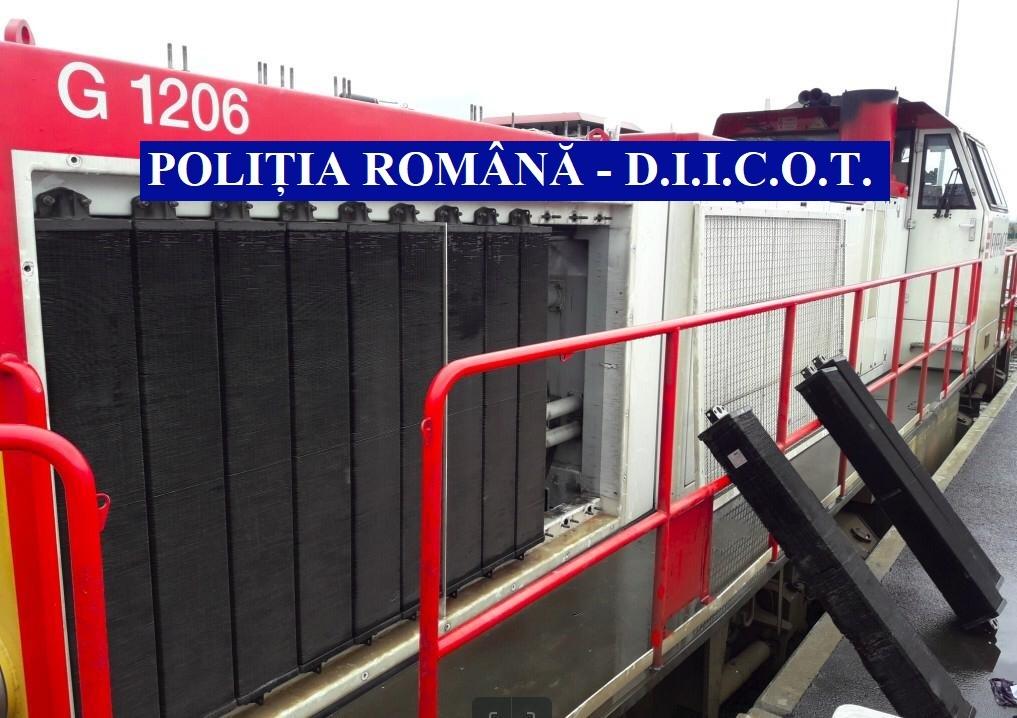 Acţiune rom&acirc;no-franceză, la persoane suspectate de furturi de componente de la locomotive, prejudiciul fiind estimat la un milion de euro/ 10 persoane au fost arestate şi trei puse sub control judiciar