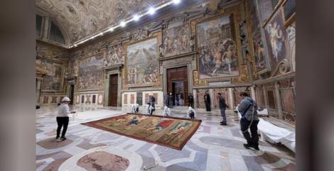 Toate tapiseriile create de Rafael au revenit, după secole, în Capela Sixtină