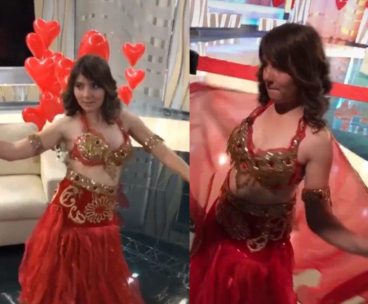 Vulpița, filmare interzisă minorilor! Veronica s-a dezlănțuit cu dansul din buric | VIDEO