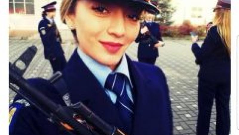 Roxana, polițista din Târgu Mureș e o adevărată bombă-sexy! Cum s-a pozat blonda de la MAI