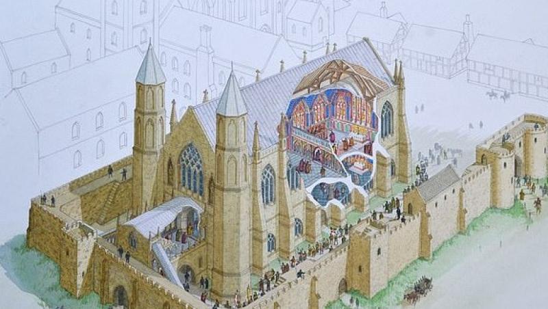 Uimitoarea capelă medievală din secolul al XIV-lea descoperită în Durham, la 370 de ani de la distrugerea ei