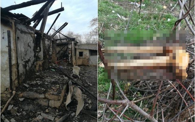 &bdquo;Resturi umane sunt &icirc;mprăștiate de c&acirc;ini&rdquo;! Bucăți din corpul unui bărbat, ars de viu &icirc;n propria casă, au fost uitate la locul tragediei - FOTO, VIDEO