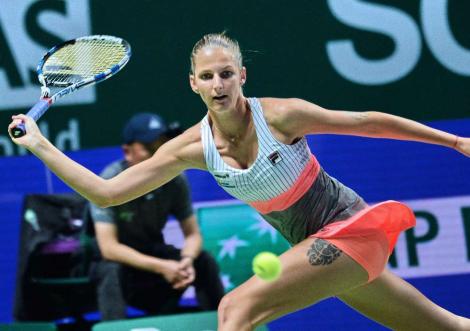 Karolina Pliskova, a doua favorită, eliminată în sferturi, la Dubai