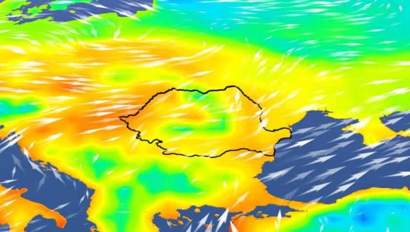 Meteo 24 februarie 2020. Cum va fi vremea &icirc;n următoarele 24 de ore: Cod Roșu de v&acirc;nt puternic, dar temperaturi ridicate pentru această perioadă
