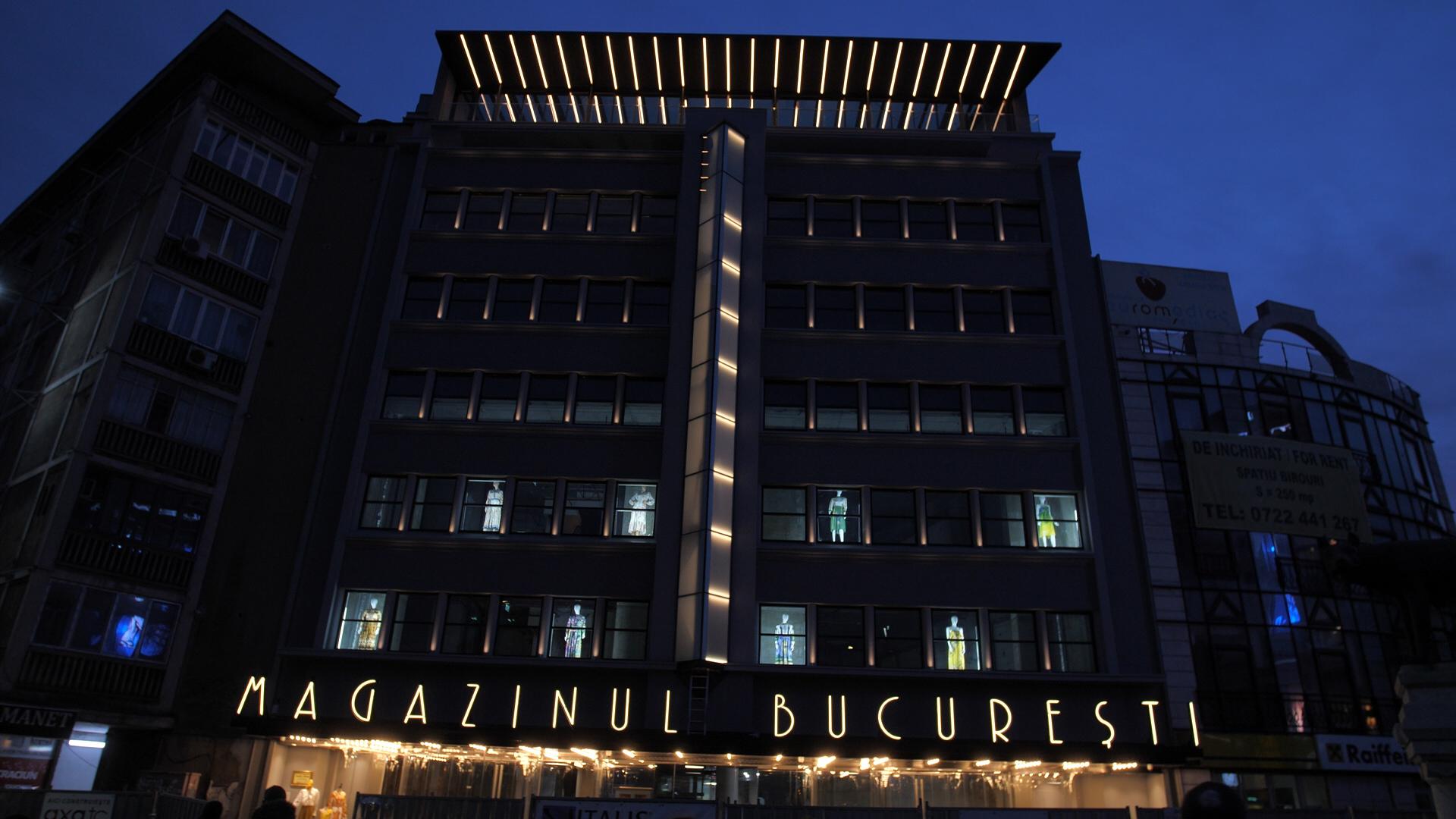 Magazinul Bucureşti, clădirea simbol din centrul istoric al Capitalei, este gata să reintre în circuitul comercial