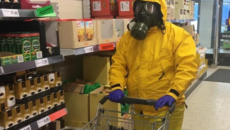 Cum a apărut un bărbat din Cluj la hypermarket