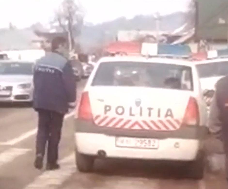Scandal cu &icirc;mpușcături la o școală din Suceava! Un părinte a atacat polițiștii