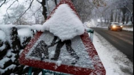 ANM anunță ninsori și frig în Capitală! Cod galben de intensificări ale vântului și precipitații în București, până joi