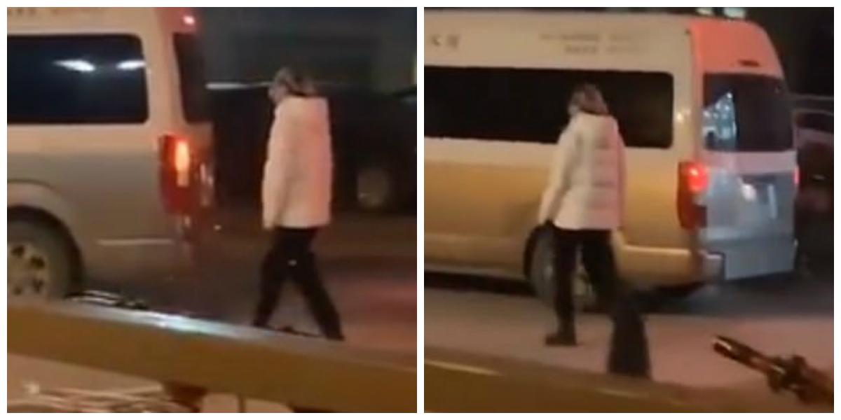 Poți să privești? Reacția sf&acirc;șietoare a unei tinere &icirc;n momentul &icirc;n care mama ei e dusă la crematoriu. Femeia fusese infectată cu noul coronavirus&nbsp;