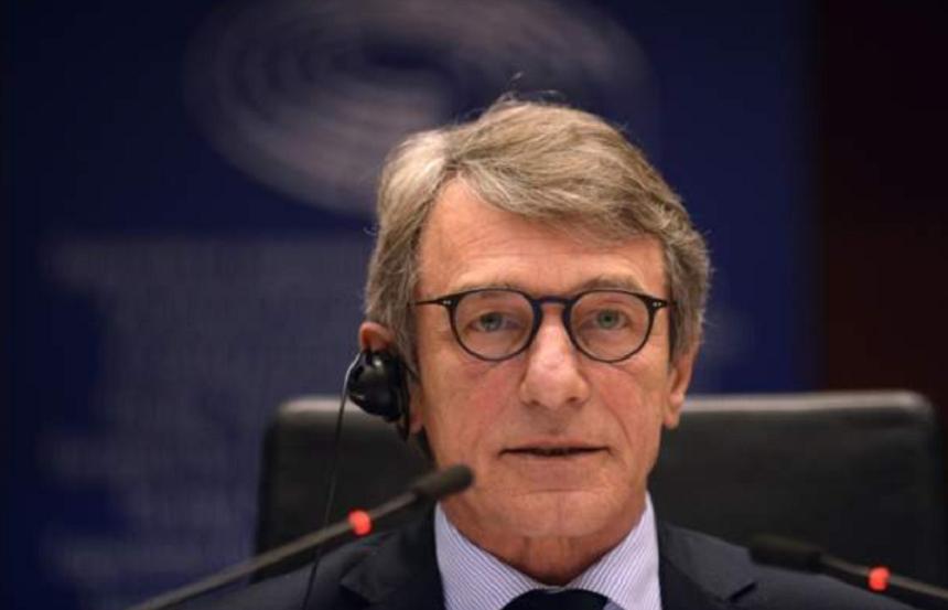 Preşedintele Parlamentului European, italianul David Sassoli, &icirc;n carantină 14 zile la domiciliu la Bruxelles, după ce a fost &icirc;n weekend &icirc;n Italia