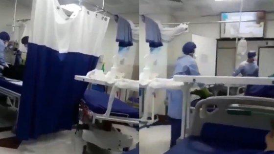 &bdquo;E viu!&rdquo; Pacient diagnosticat cu coronavirus, băgat &icirc;ntr-un sac pentru cadavre c&acirc;t &icirc;ncă respira. Imaginile au fost publicate de un jurnalist celebru, &icirc;n Iran