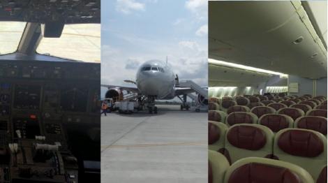 Alertă la Sibiu! Un avion din zona roșie de coronavirus a aterizat pe aeroport. La bord sunt aproape o sută de persoane