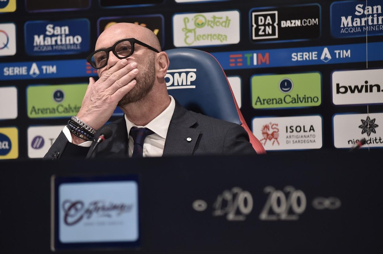 Walter Zenga, noul antrenor al echipei Cagliari, &icirc;n carantină, din cauza coronavirusului! Nu a apucat să debuteze!