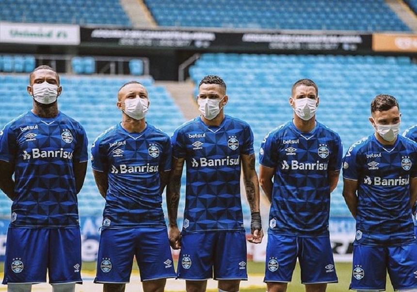 Coronavirus: Jucătorii echipei Gremio, protest cu măşti &icirc;naintea meciului cu Sao Luiz. Ei vor suspendarea campionatului