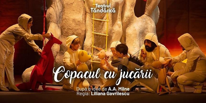 Teatrul Ţăndărică transmite online spectacole pentru copii. "Copacul cu jucării", programat marţi, de la ora 10.00