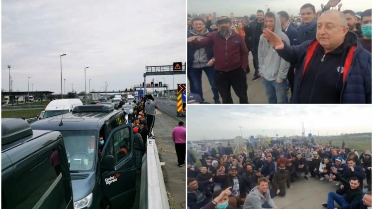 Noi detalii despre rom&acirc;nii blocați &icirc;n mașini la granița dintre Austria și Ungaria. Ce decizie au luat autoritățile maghiare