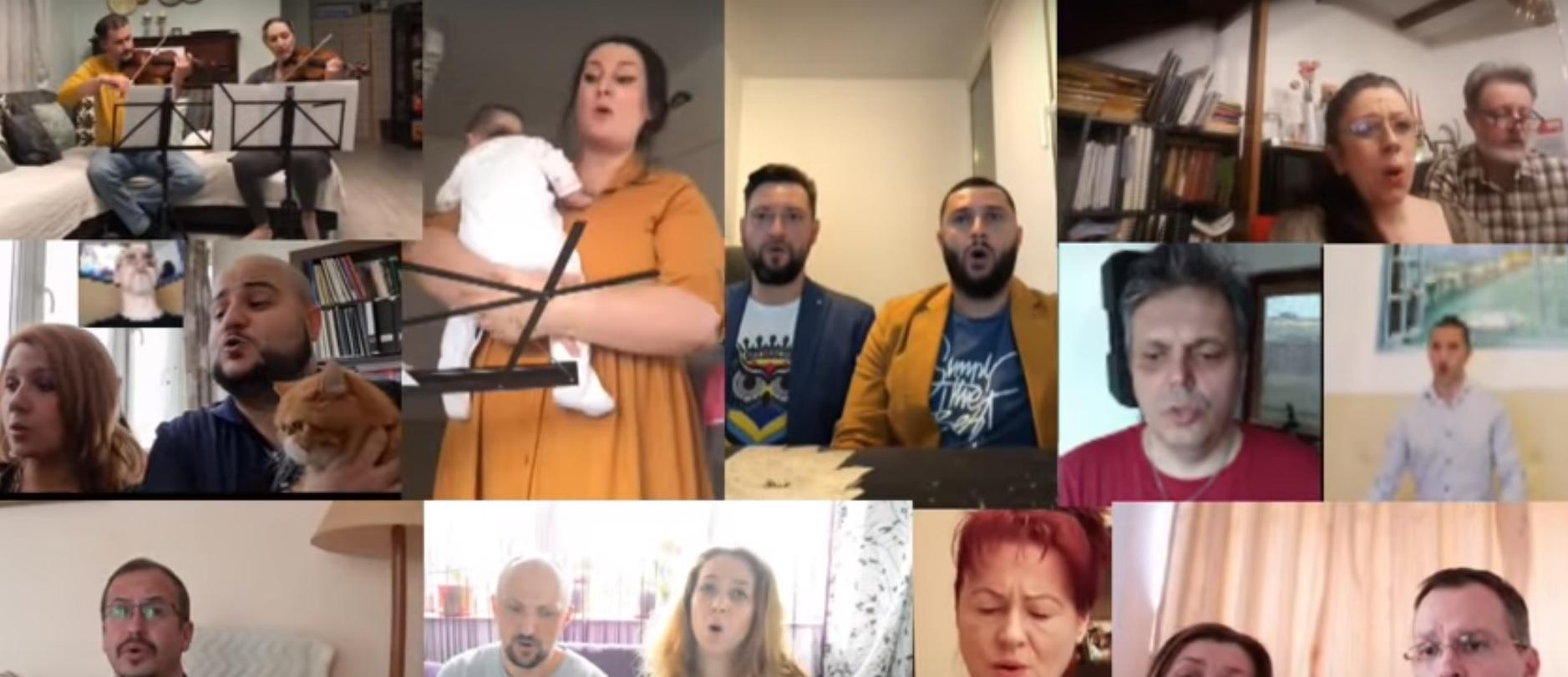 Video! &Icirc;nălțător! Sublim! &rdquo;Corul sclavilor&rdquo;, Nabucco, Verdi, c&acirc;ntat, din carantină, de Opera Brașov! Fiecare de acasă!!!