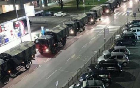 Armata italiană, mobilizată să evacueze cu camioane cadavre ale victimelor noului coronavirus
